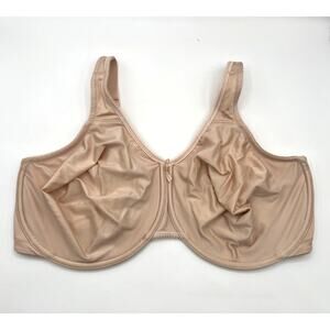 Wacoal Brown and Tan Full Coverage Bra with Wide Straps